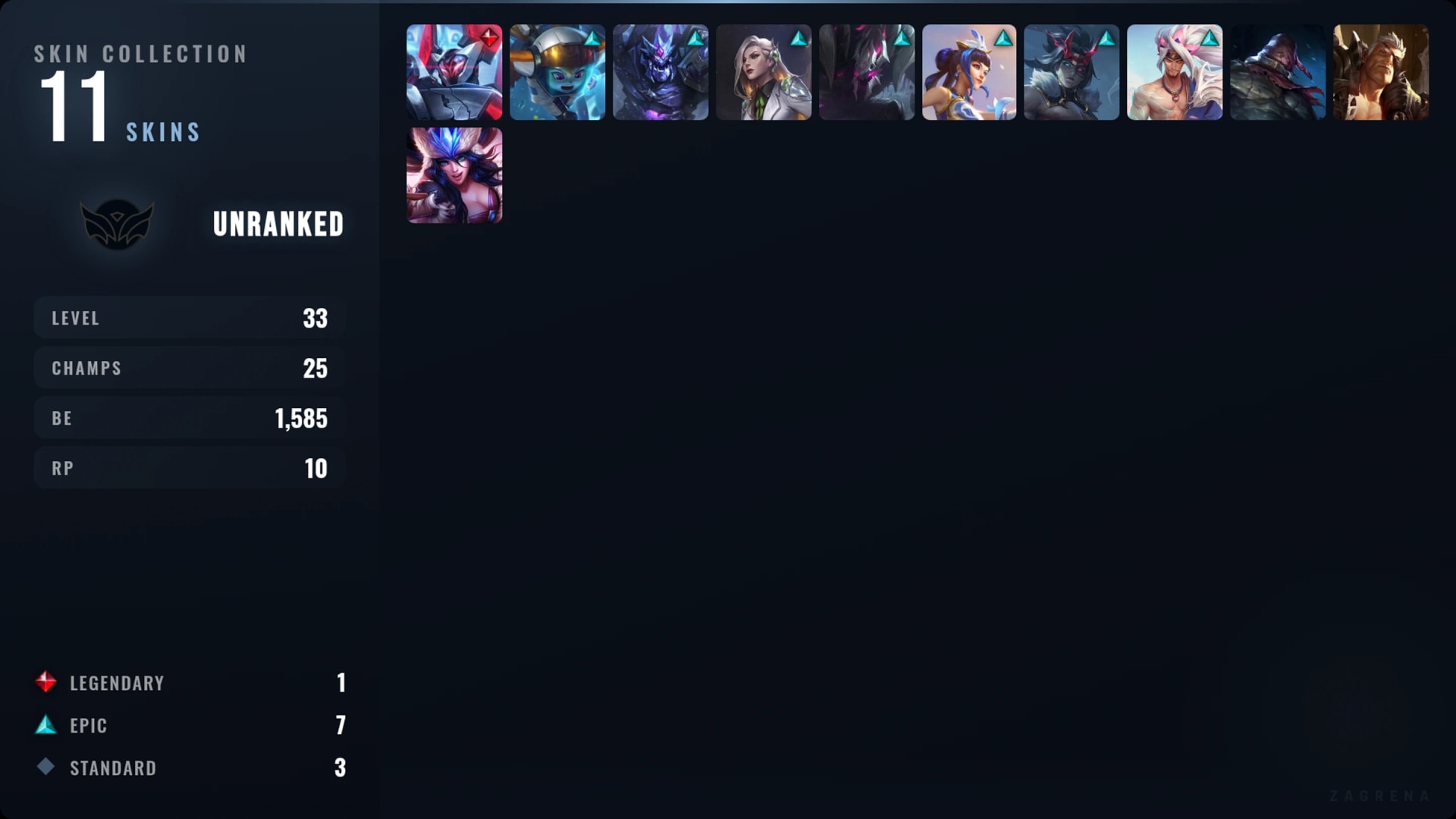 Unranked - Turkey - 11 Skins 1