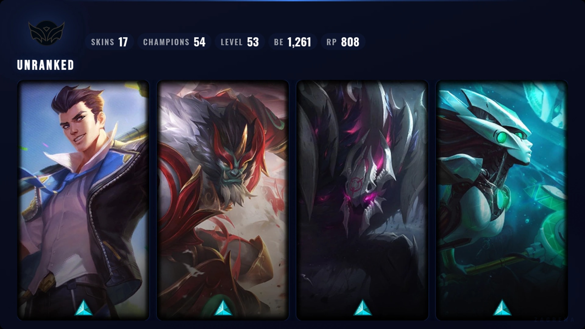 Unranked - Europe West - 18 Skins 1