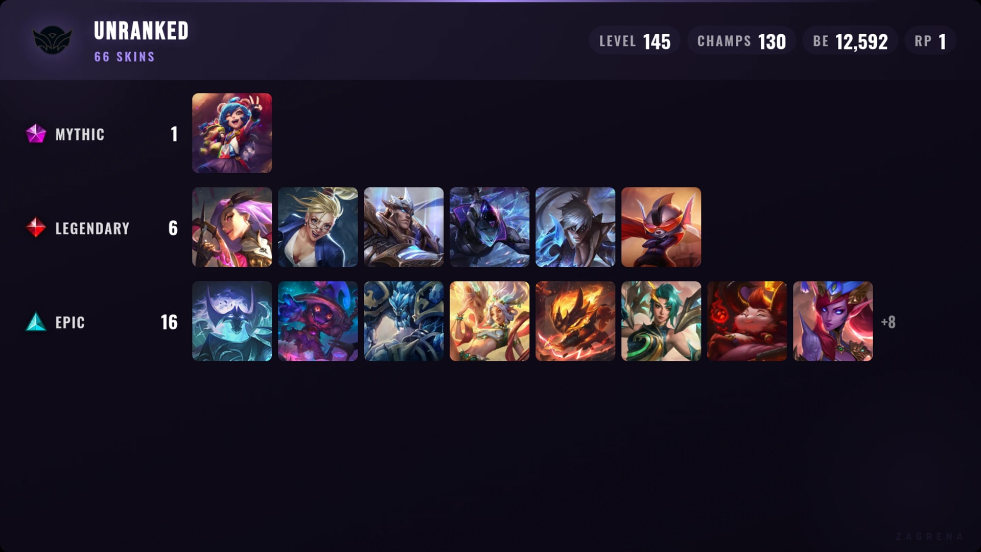 Unranked - Turkey - 68 Skins 1