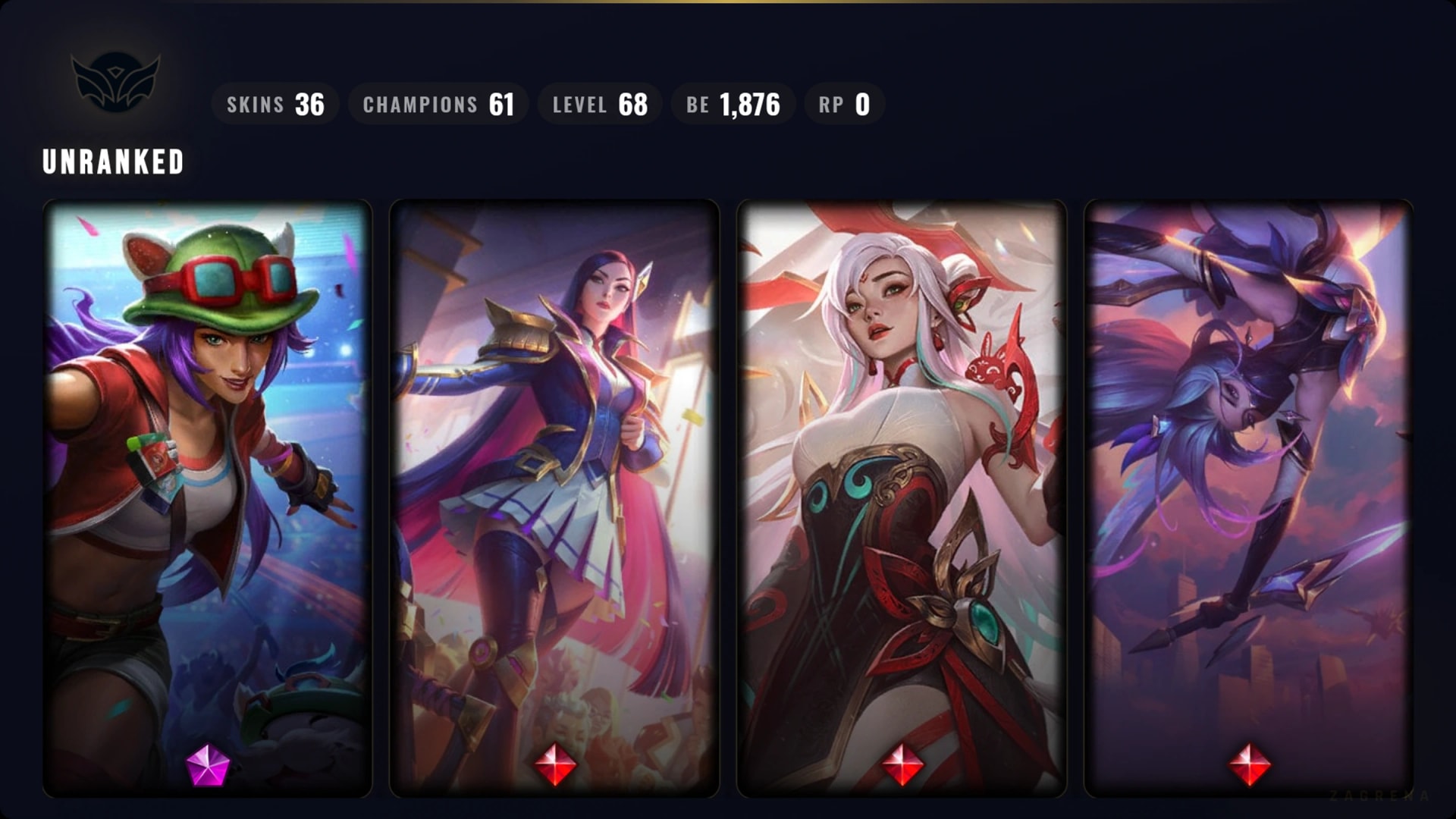 Unranked - Europe Nordic & East - 35 Skins 1