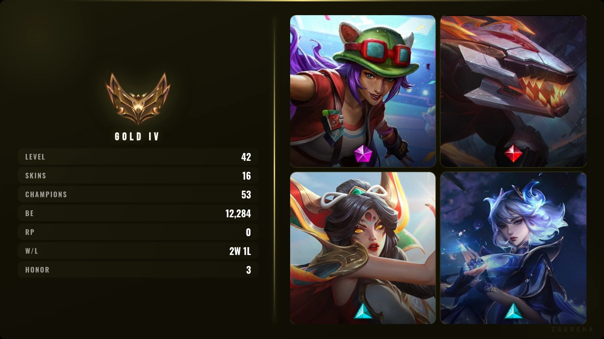 Gold IV - Latin America South - 16 Skins 1