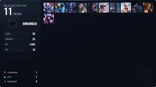 Unranked - Turkey - 11 Skins