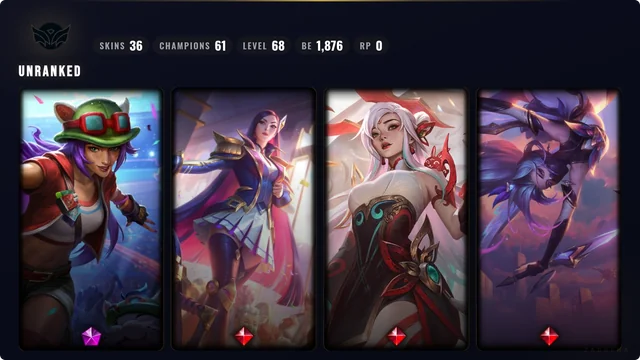 Unranked - Europe Nordic & East - 35 Skins