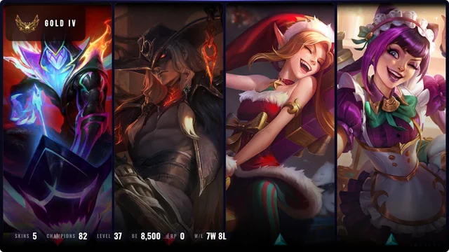 Gold IV - Vietnam - 5 Skins