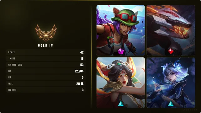 Gold IV - Latin America South - 16 Skins