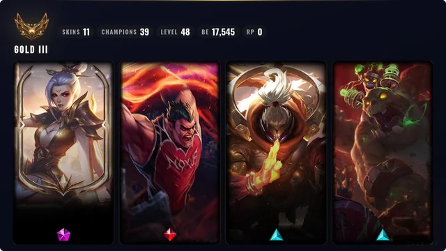 Gold III - Europe West - 11 Skins